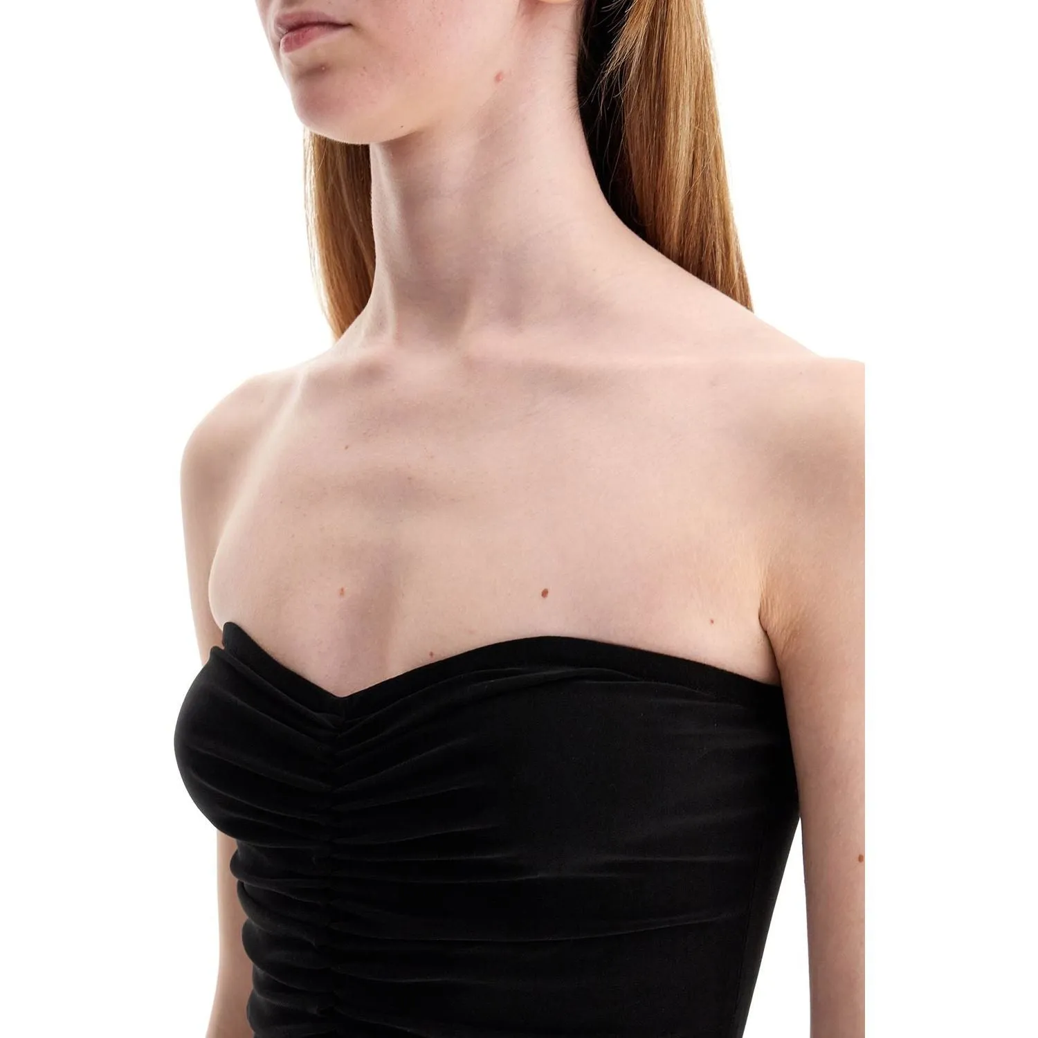 Norma Kamali draped jersey dress