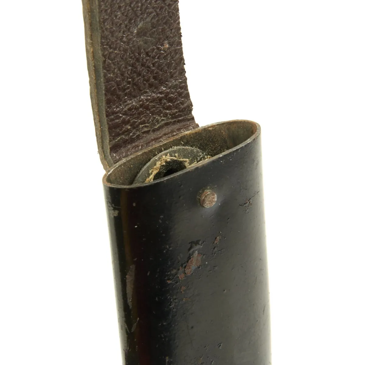 Original German WWII Early Motto-Marked HJ Knife by Hartkopf & Co. of Solingen with Scabbard