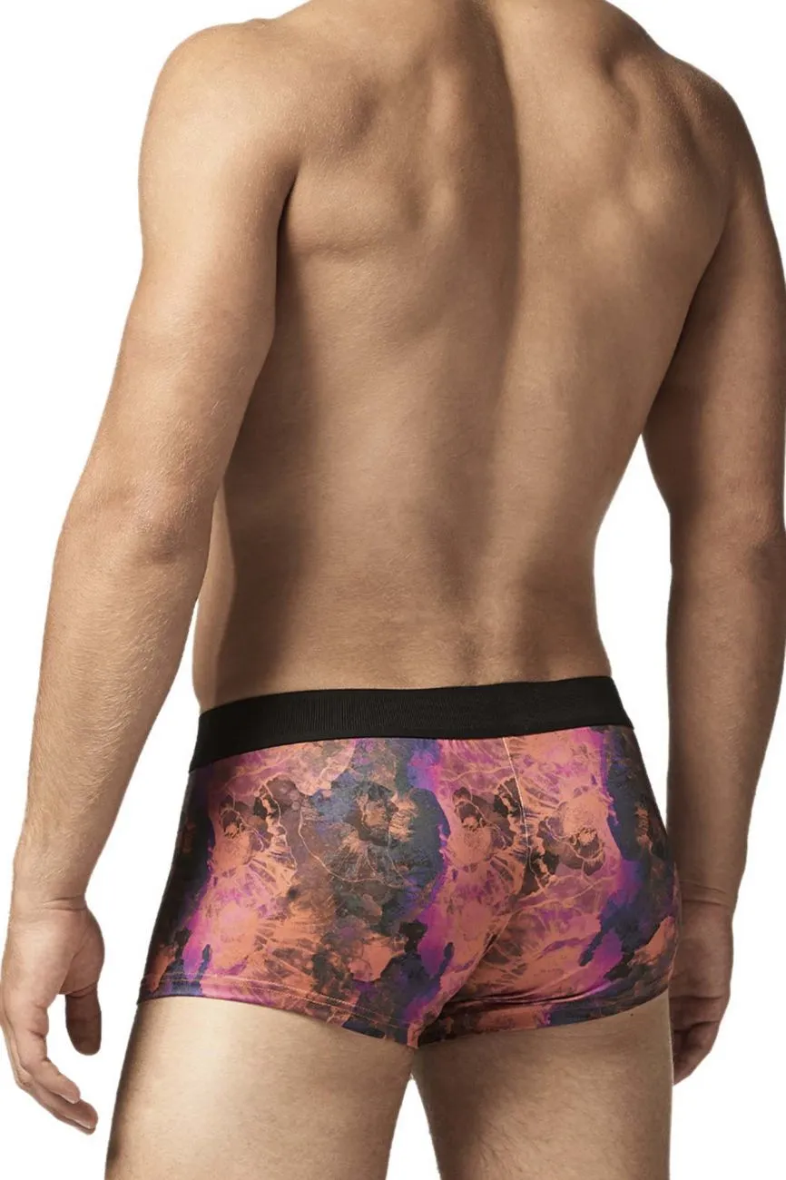 Papi UMPA050 Fashion Microflex Brazilian Trunks Color Sunset Multi Print