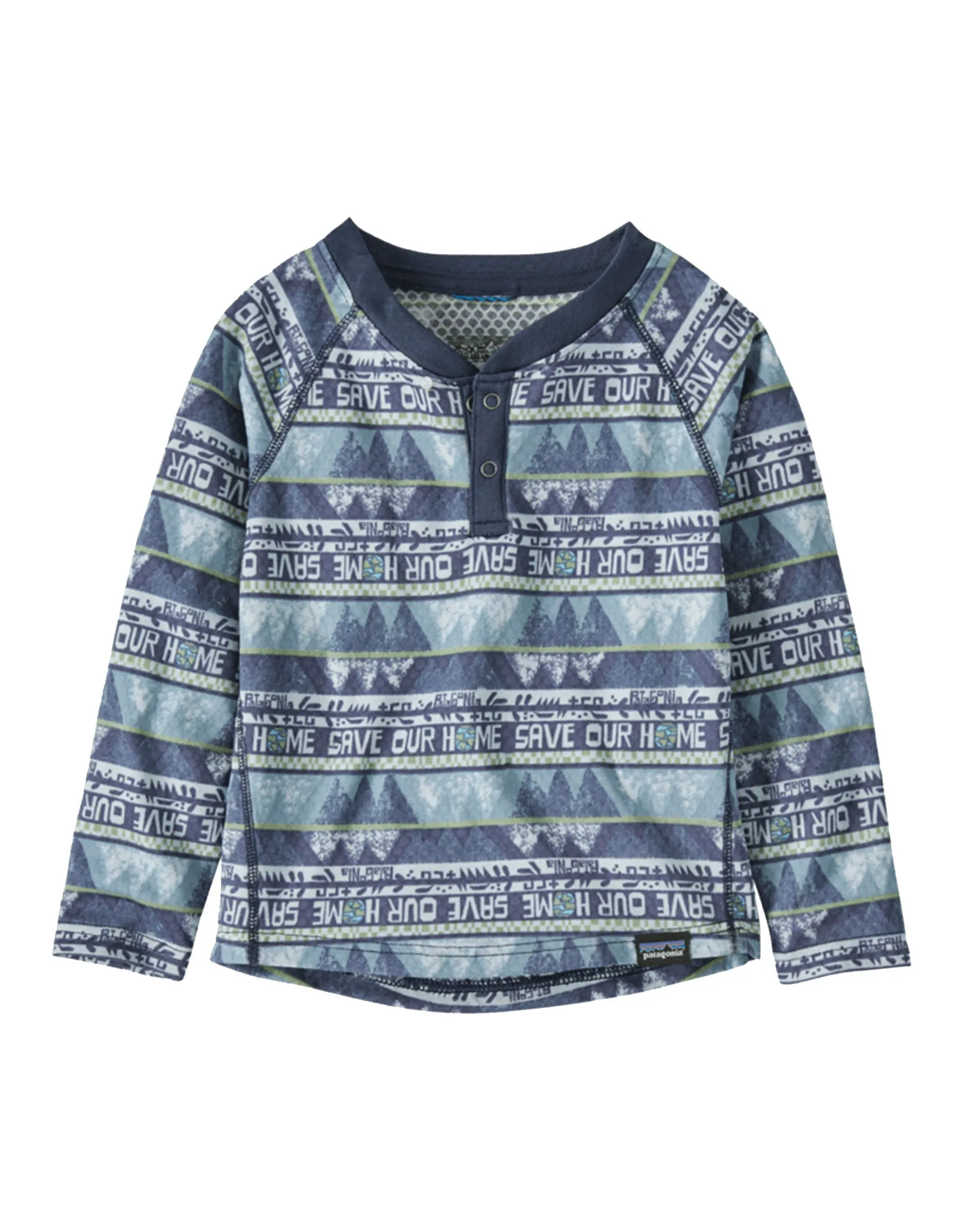 Patagonia Baby Capilene Midweight Henley Thermal Top