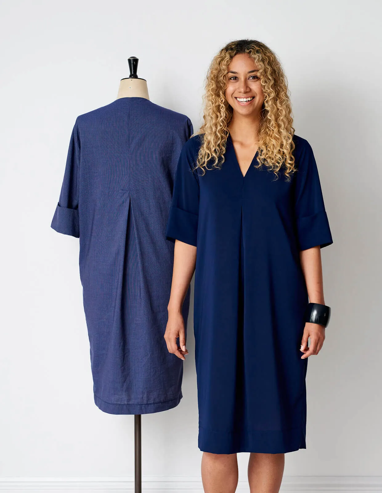 PDF Pattern - V-neck Shift Dress | The Makers Atelier