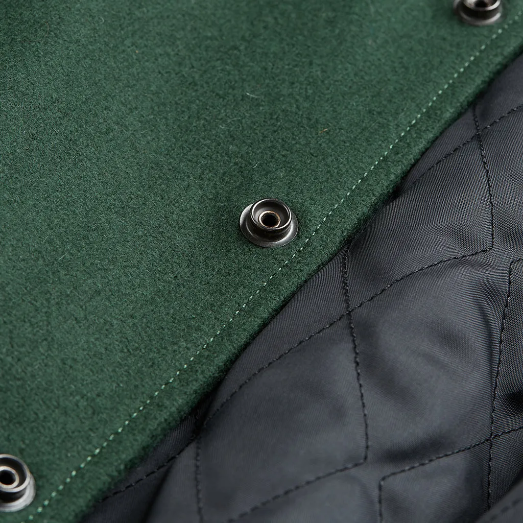 PINE VARSITY JACKET - GREEN