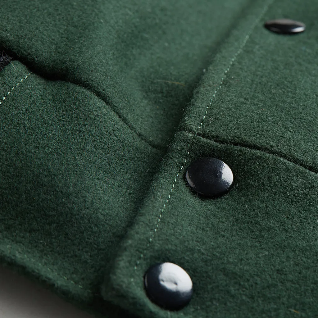 PINE VARSITY JACKET - GREEN