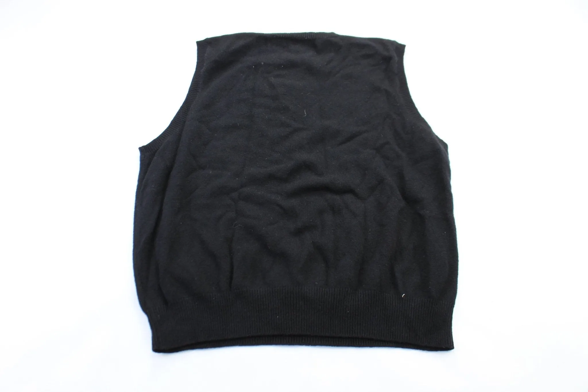 Polo by Ralph Lauren Embroidered Logo Black Vest