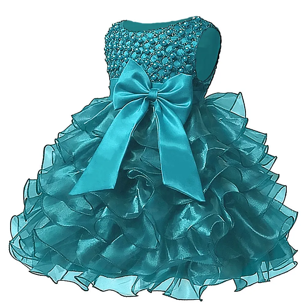 Popular Babies' Dress Bow-Year-Old Princess Dress Infant Toddler Pettiskirt Factory Direct Sales DG