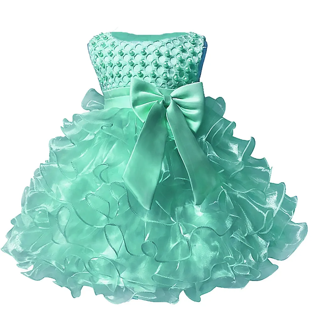 Popular Babies' Dress Bow-Year-Old Princess Dress Infant Toddler Pettiskirt Factory Direct Sales DG