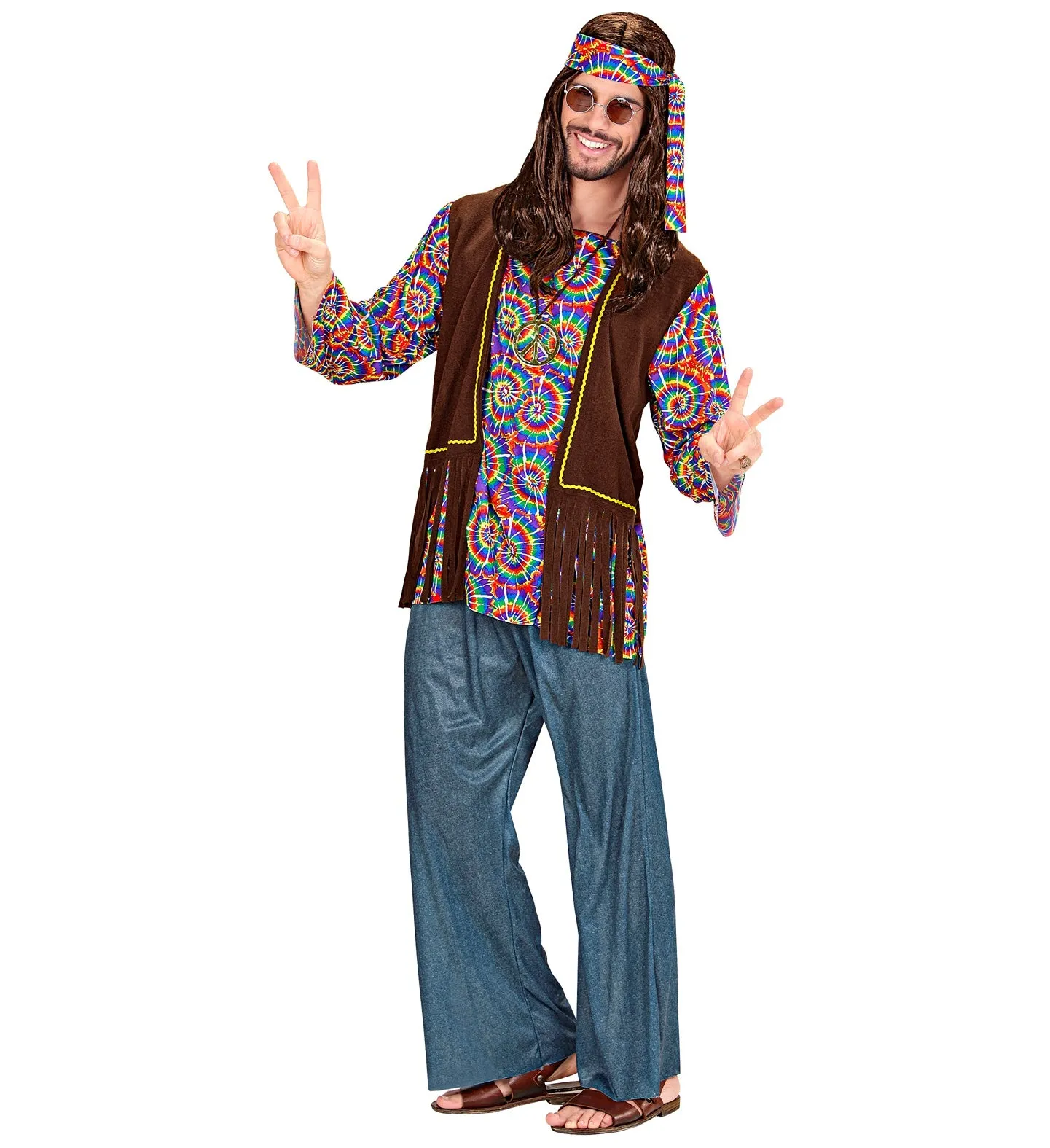 Psychedelic Hippie Man Costume