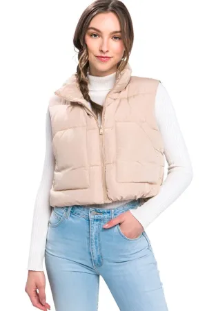 Puffer Vest With Pockets