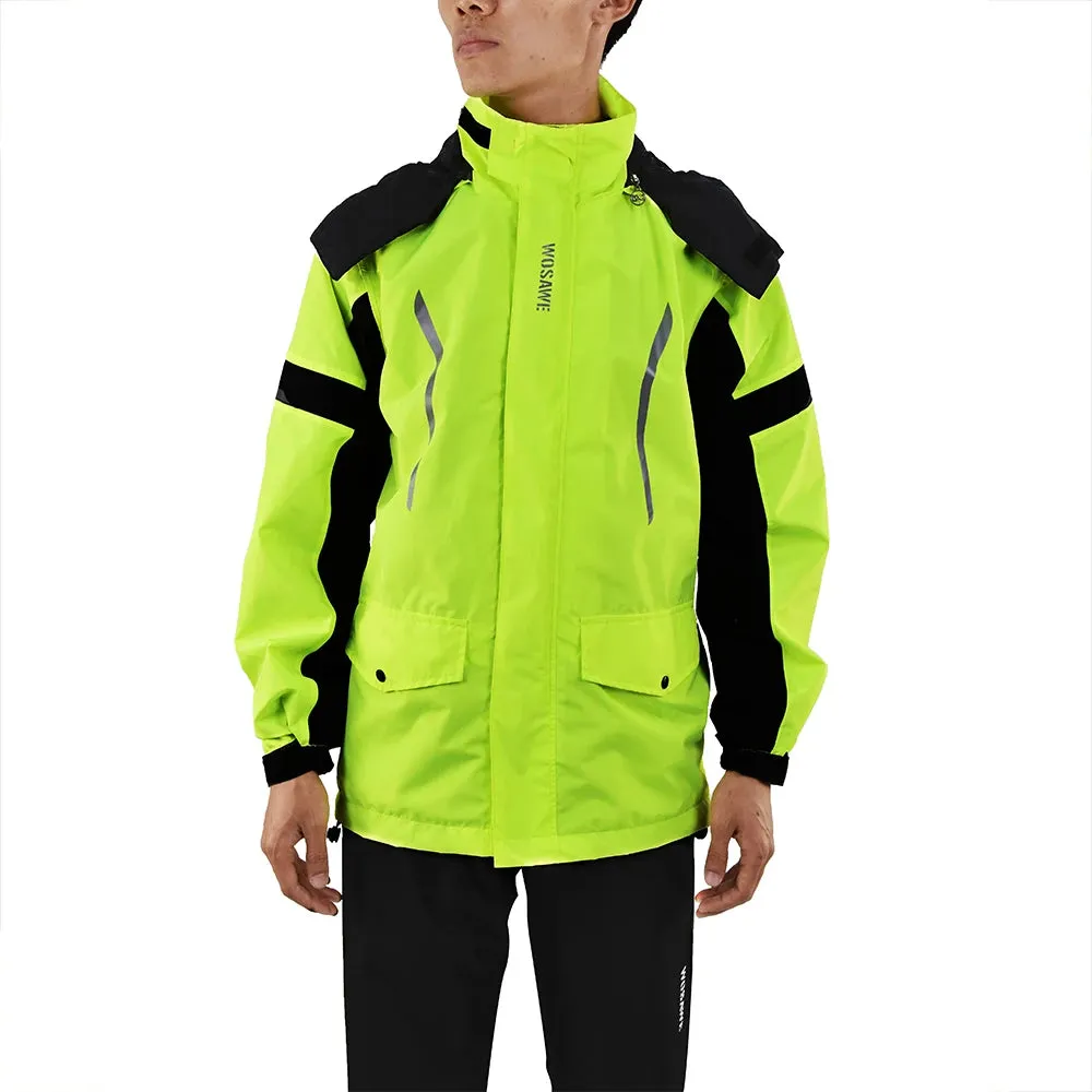 Reflective Raincoat Hooded Jackets