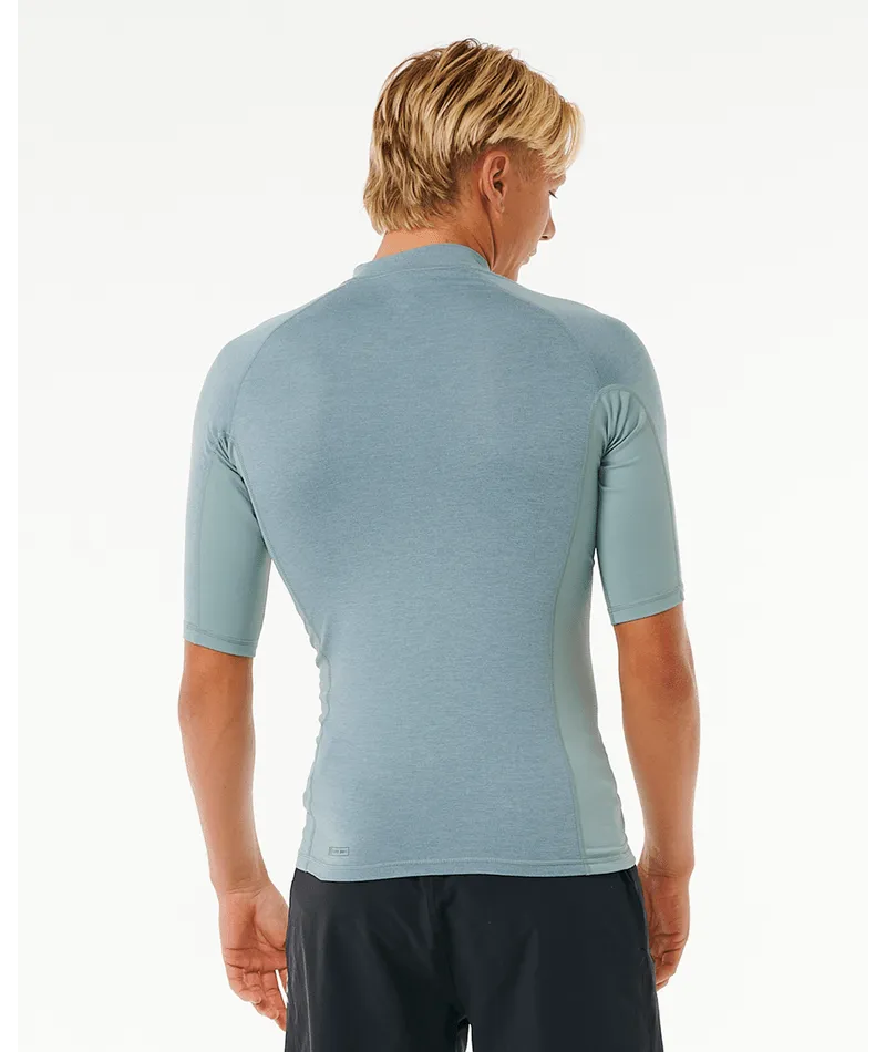 Rip Curl Dawn Patrol UPF Perf Rashguard-Mineral Blue Marle