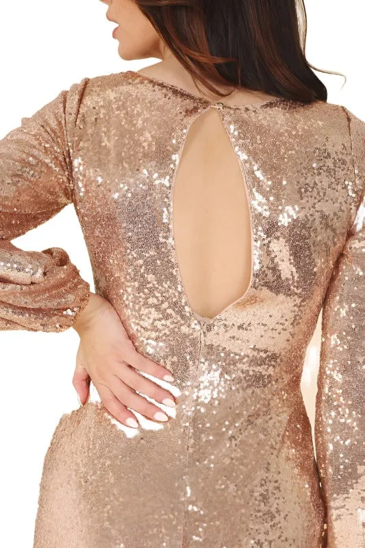 Sequin mini dress