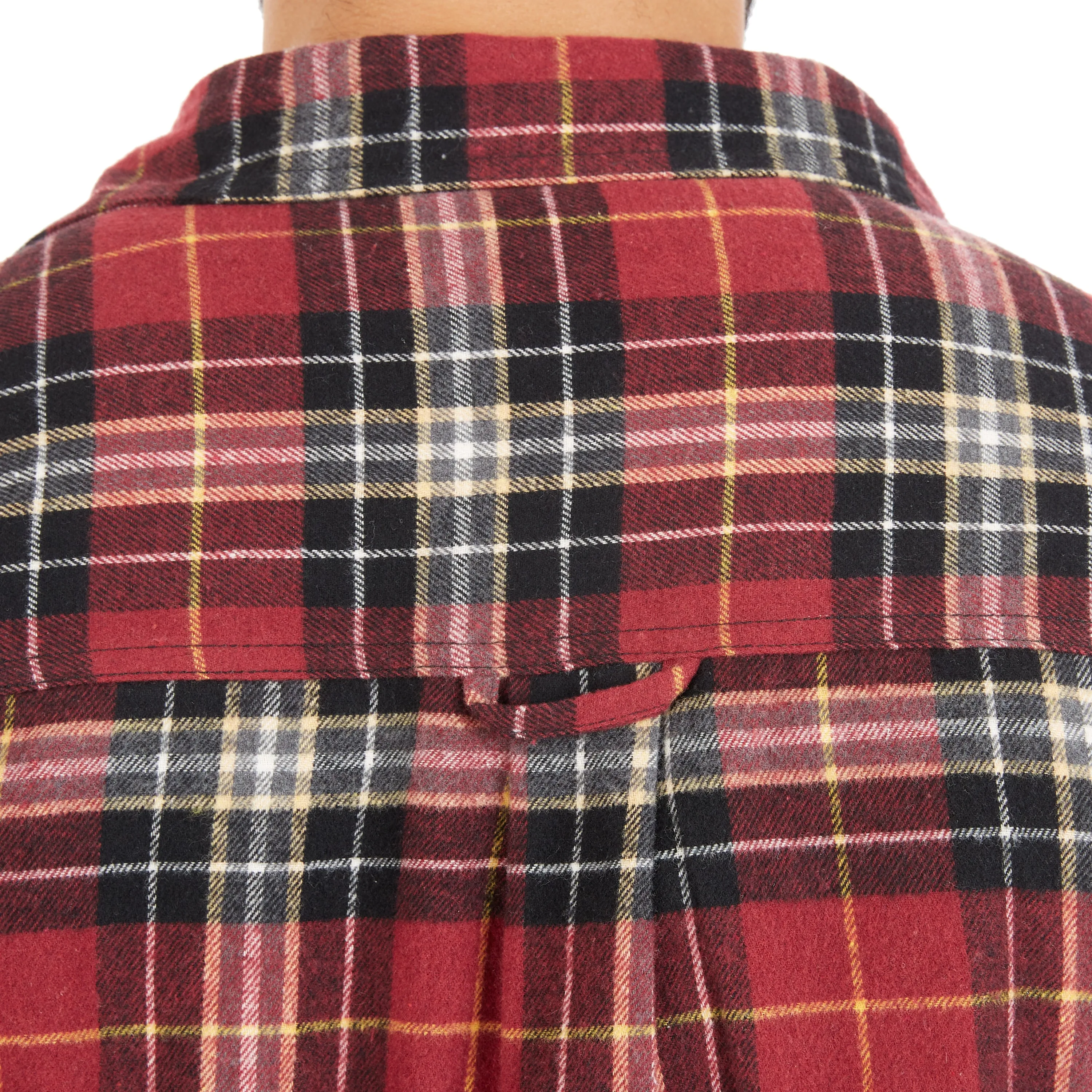 SHERPA-LINED FLANNEL SHIRT JACKET