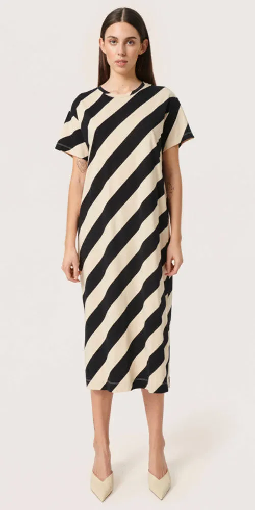 Soaked in Luxury Flag Stripe Dress