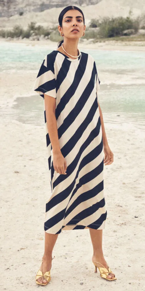 Soaked in Luxury Flag Stripe Dress