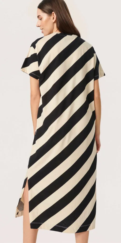 Soaked in Luxury Flag Stripe Dress