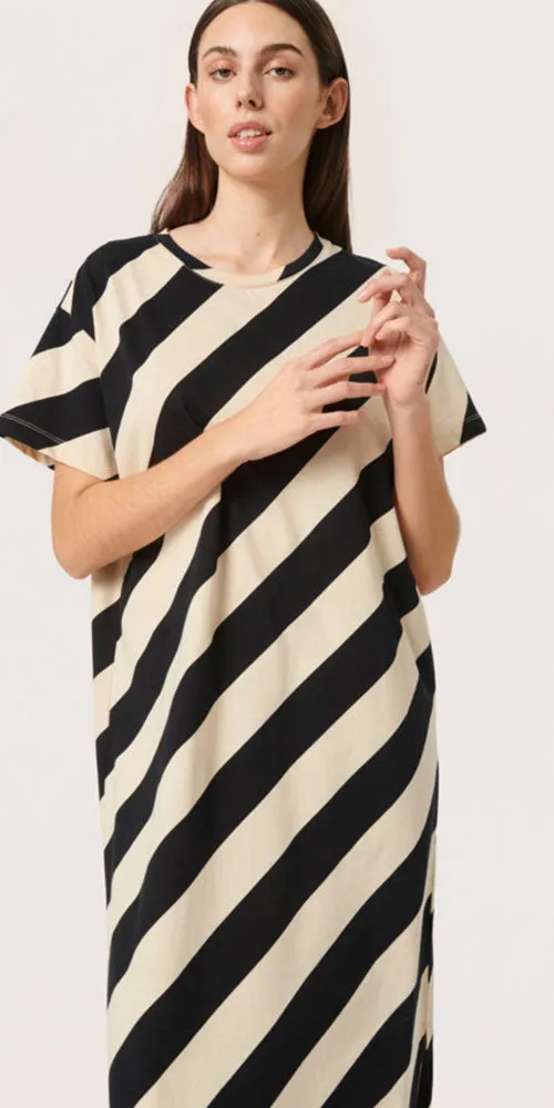 Soaked in Luxury Flag Stripe Dress