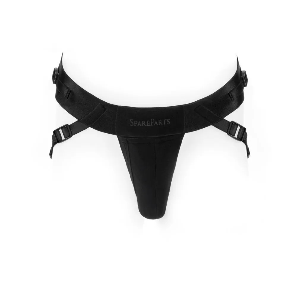 SpareParts Deuce Cover Underwear Harness Black (Double Strap) Size B Nylon