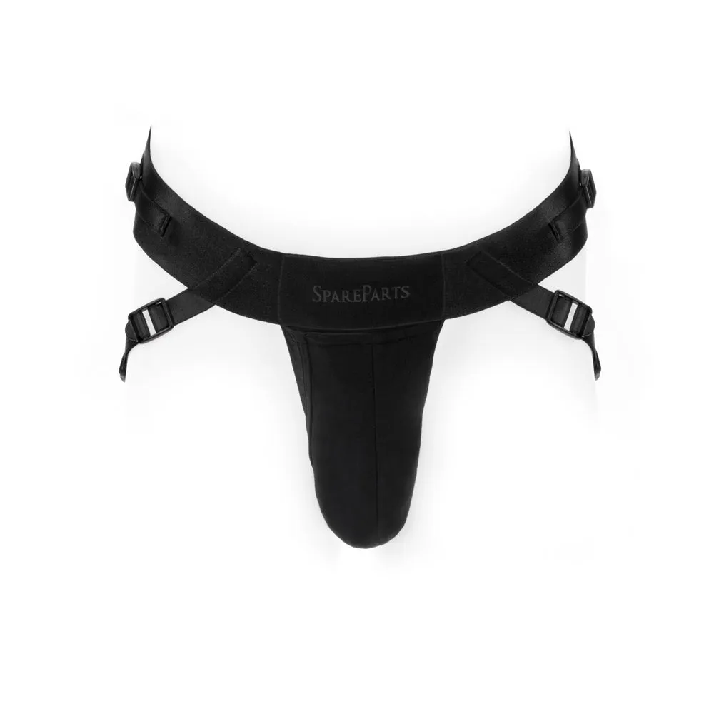 SpareParts Deuce Cover Underwear Harness Black (Double Strap) Size B Nylon