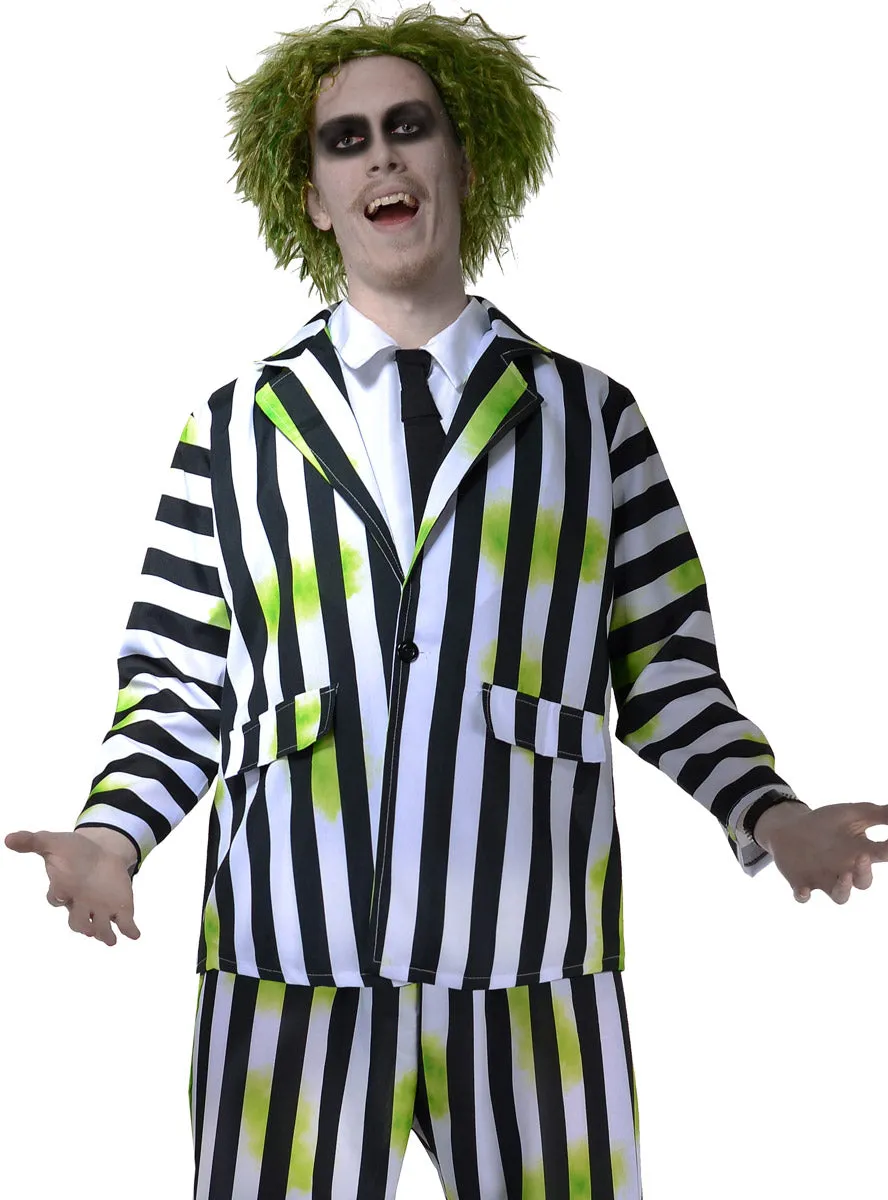 Striped Ghost Beetle Mens Halloween Costume