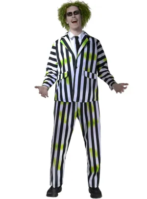 Striped Ghost Beetle Mens Halloween Costume