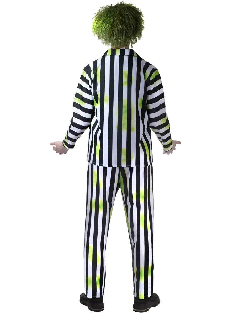 Striped Ghost Beetle Mens Halloween Costume