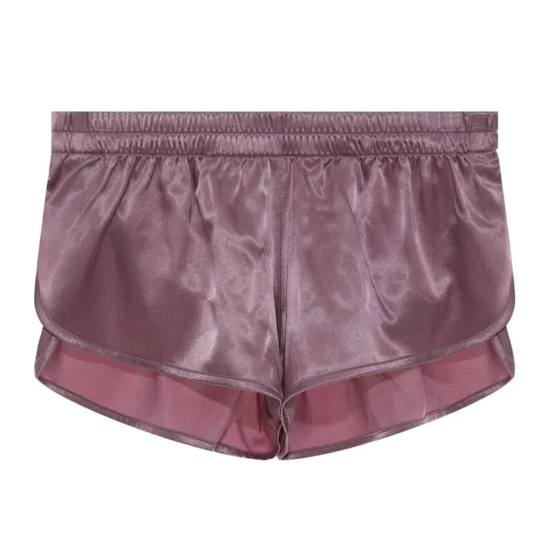 TEEK - Mens Satin Feel Sleep Shorts