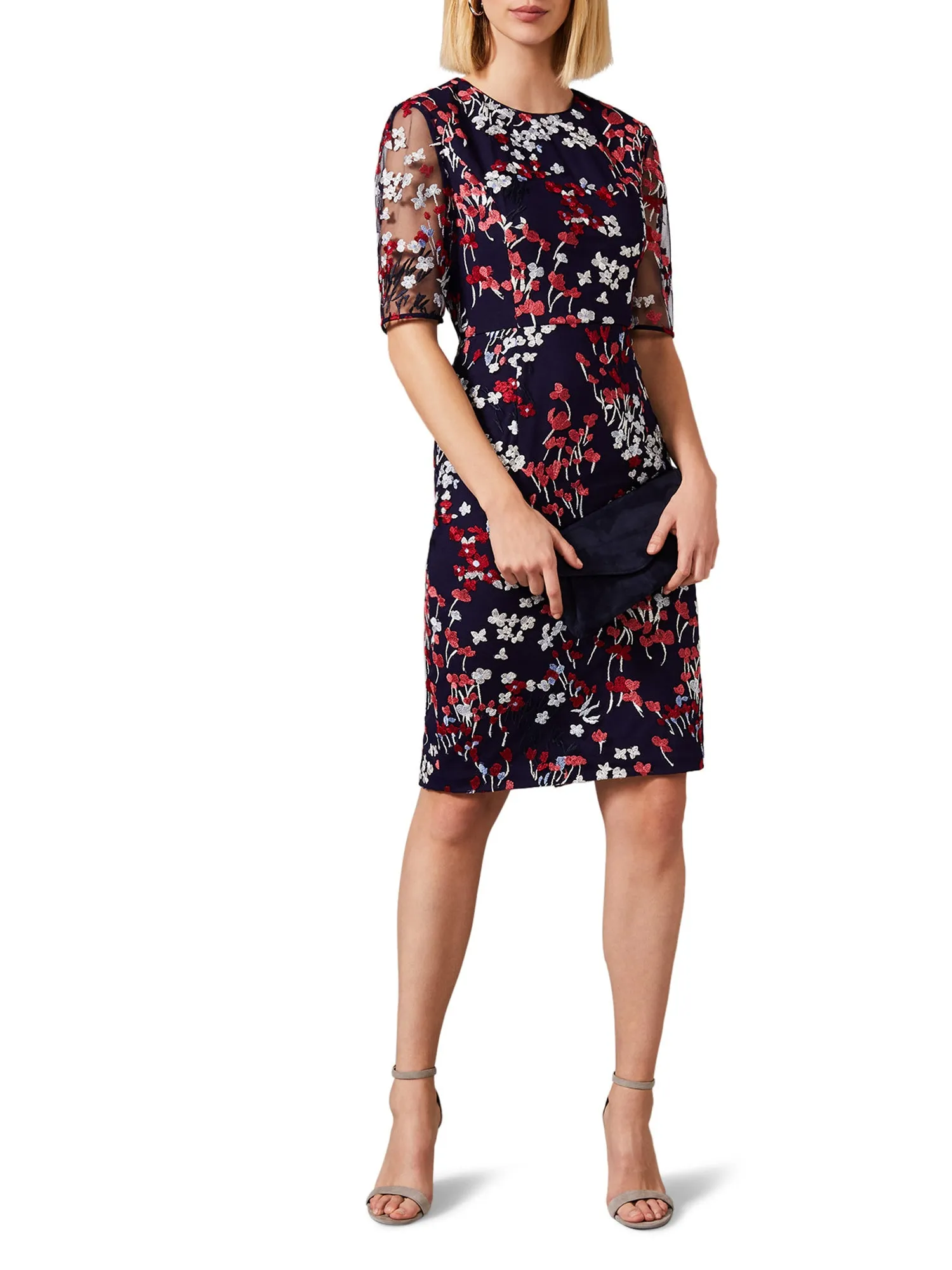 Teodora Floral Embroidered Dress