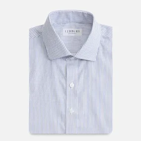 The Navy Kent Stripe Custom Shirt