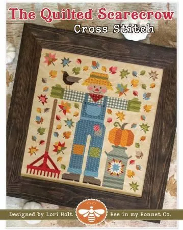 The Quilted Scarecrow Cross Stitch Pattern - ISE-4055 - Lori Holt