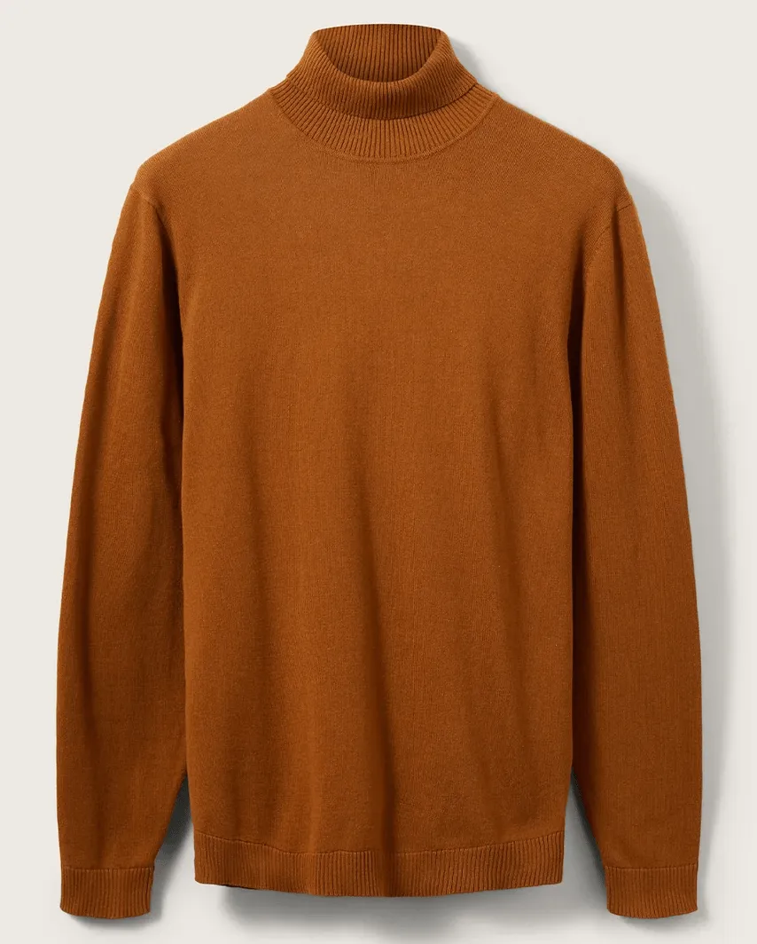 TOM TAILOR - Fine Knitted Turtle Neck