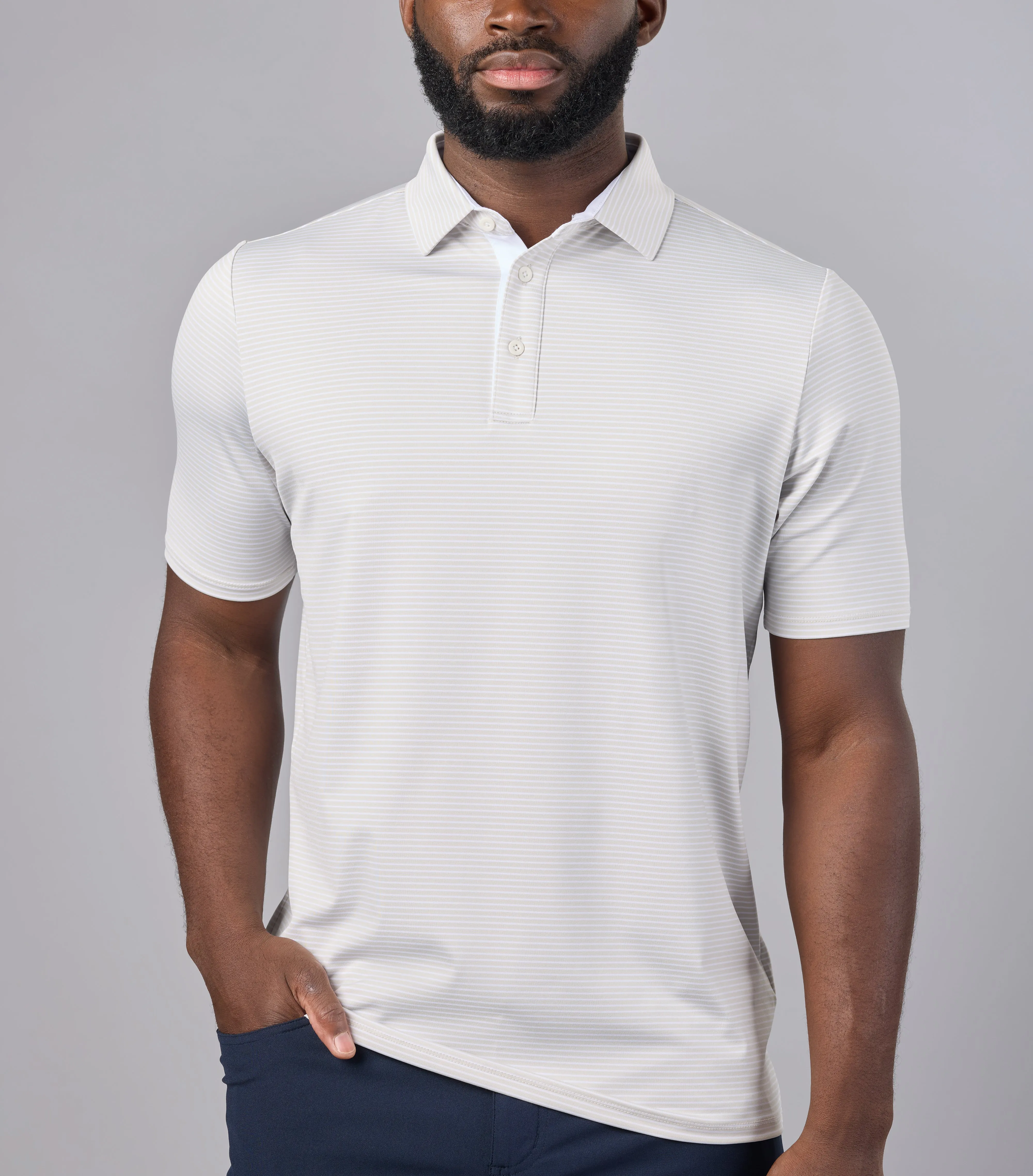 Track Stripe Polo