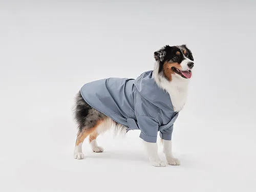 Tribeca adjustable velcro raincoat - Light Blue