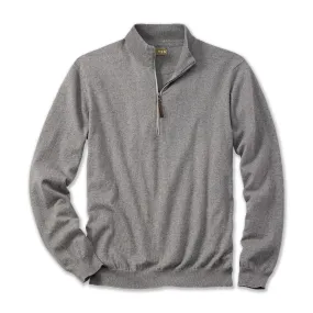 TSG Fraser Cashmere 1/2-Zip Sweater (Light Grey)