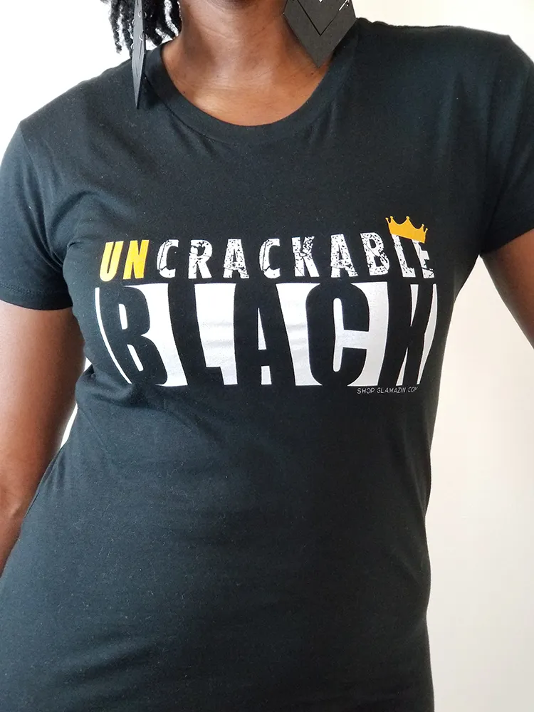 uncrackable black unisex tee