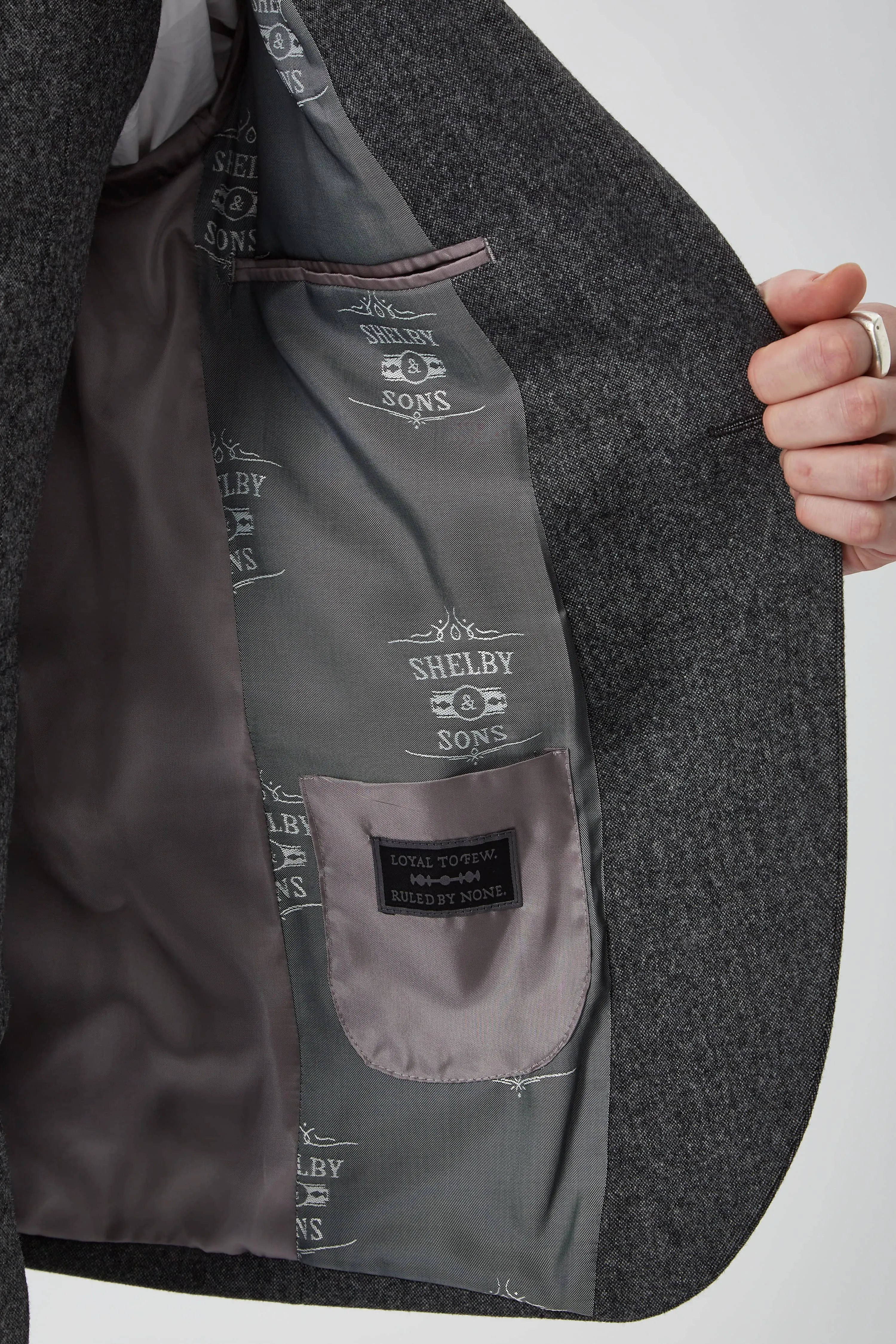 Uptown Slim Fit Grey Wool Jacket - ARCHIVE