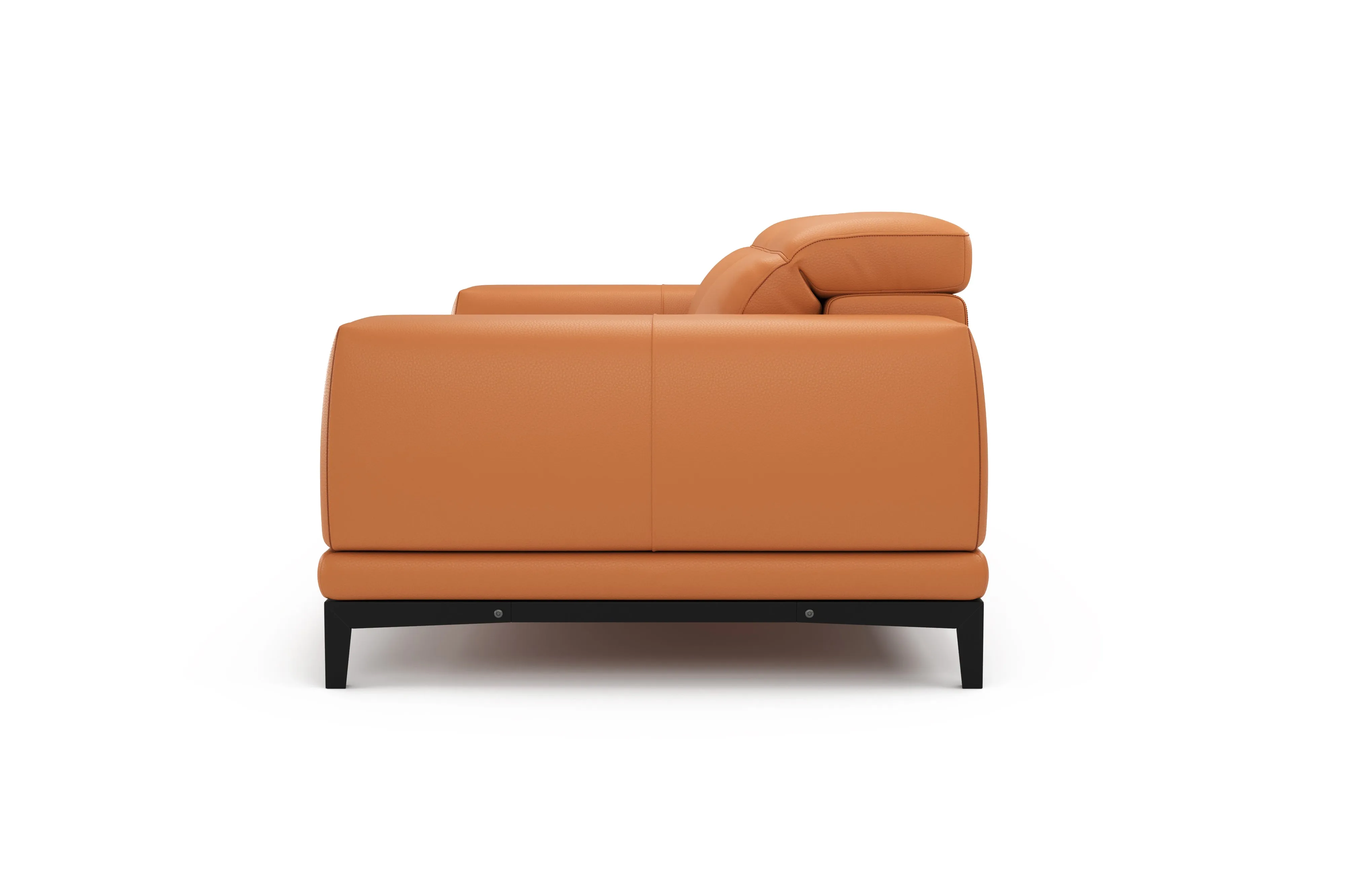 Valencia Valletta Top Grain Leather Loveseat Sofa, Cognac