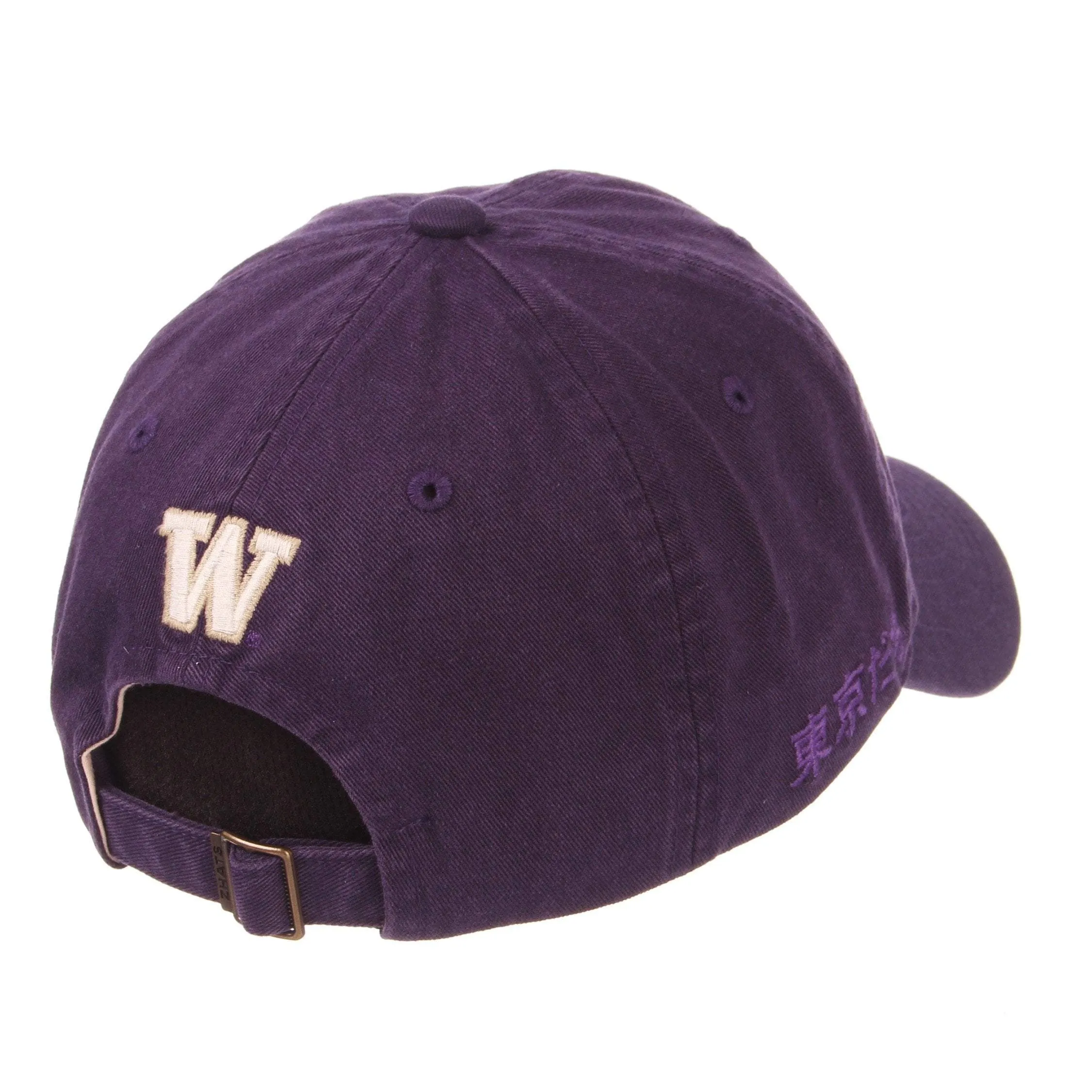 Washington Huskies Zephyr Tokyodachi Shibuya Purple Adj. Slouch Hat Cap