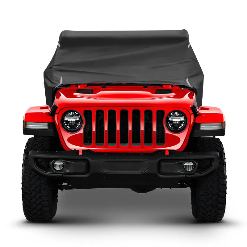 Weatherproof 420D Oxford Cab Cover for Jeep Gladiator JT Accommodate Light Bar