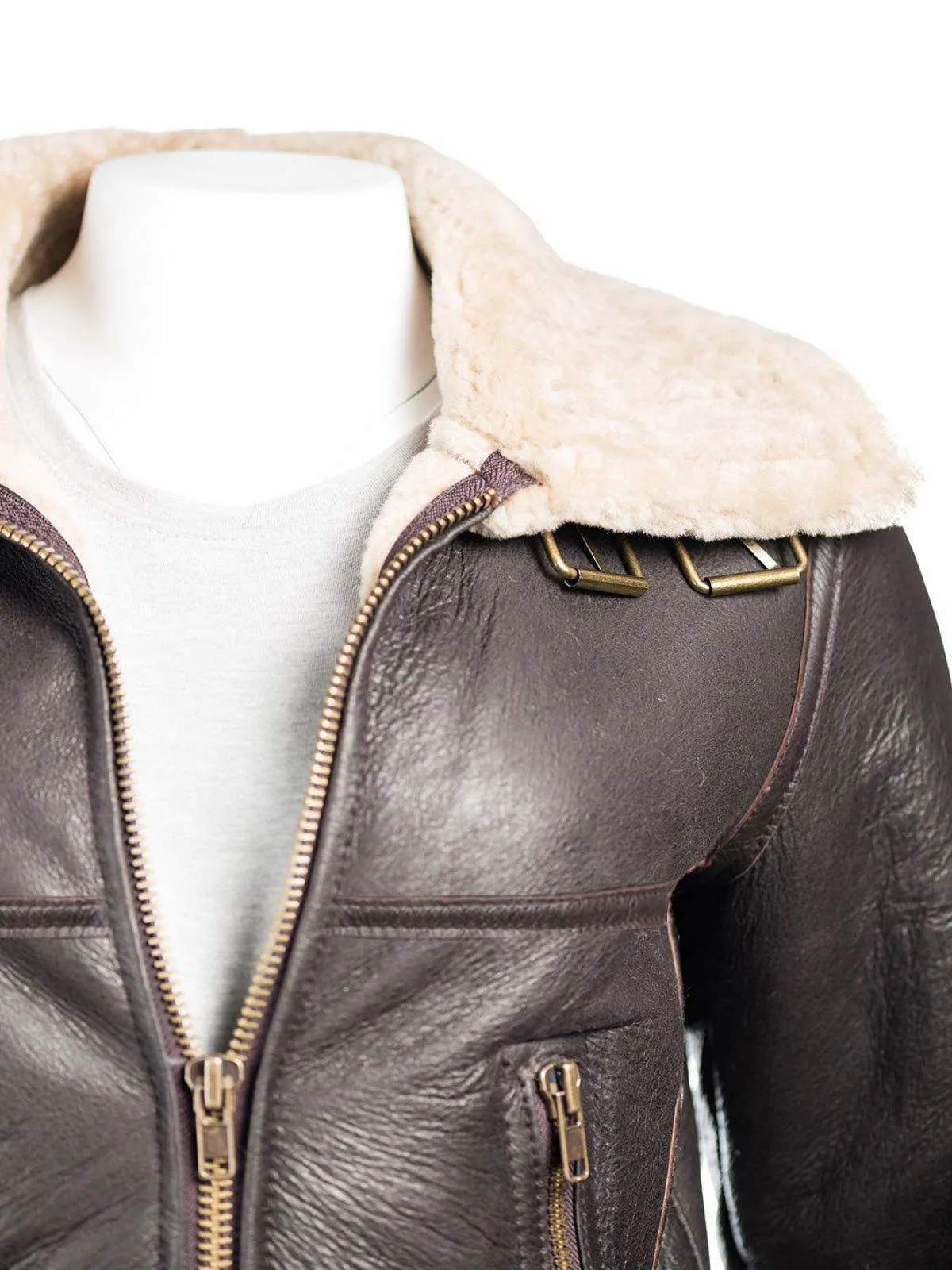 Women B3 Bomber Sheepskin Jacket