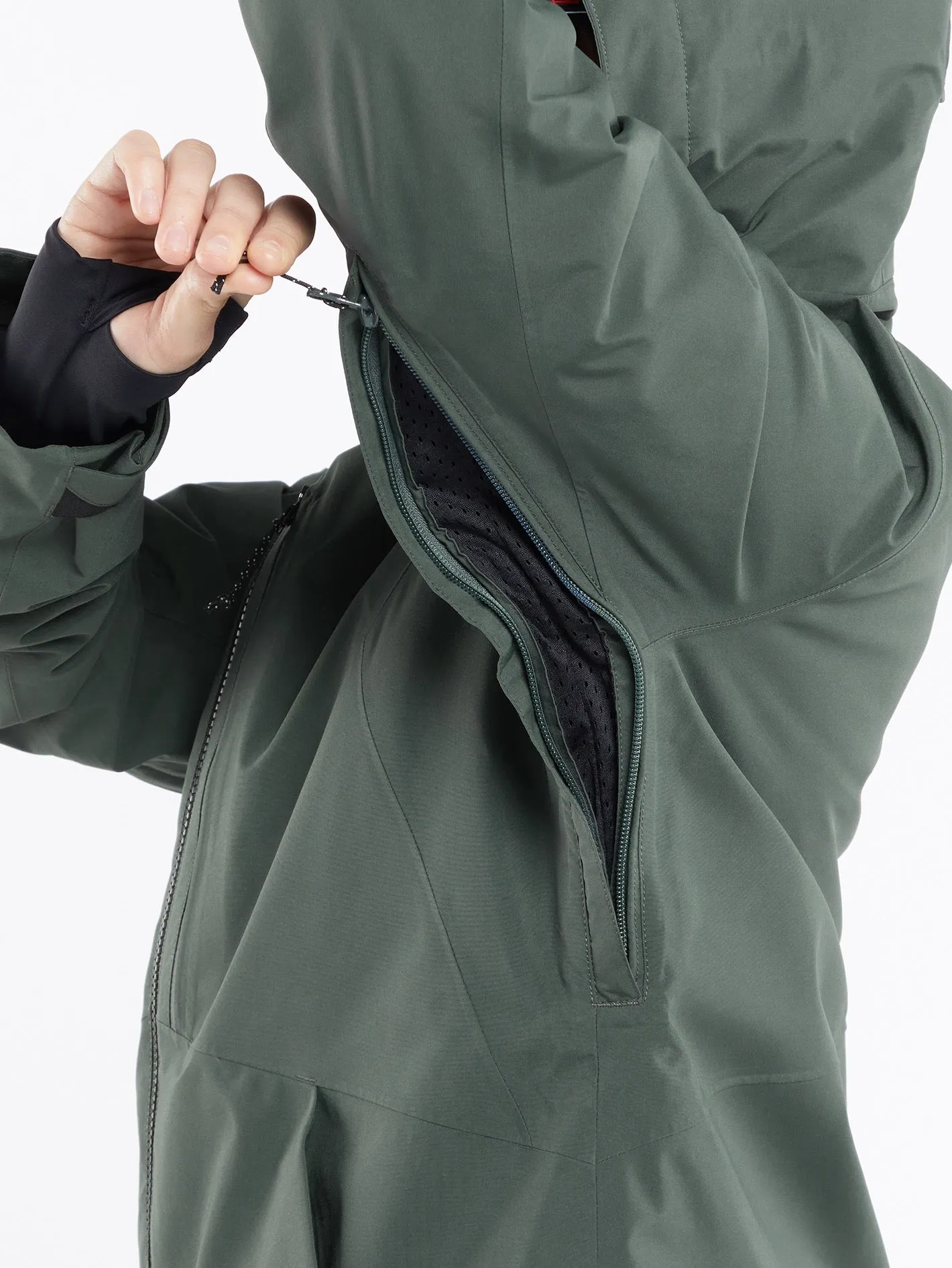 Womens 3D Stretch Gore Jacket - Eucalyptus