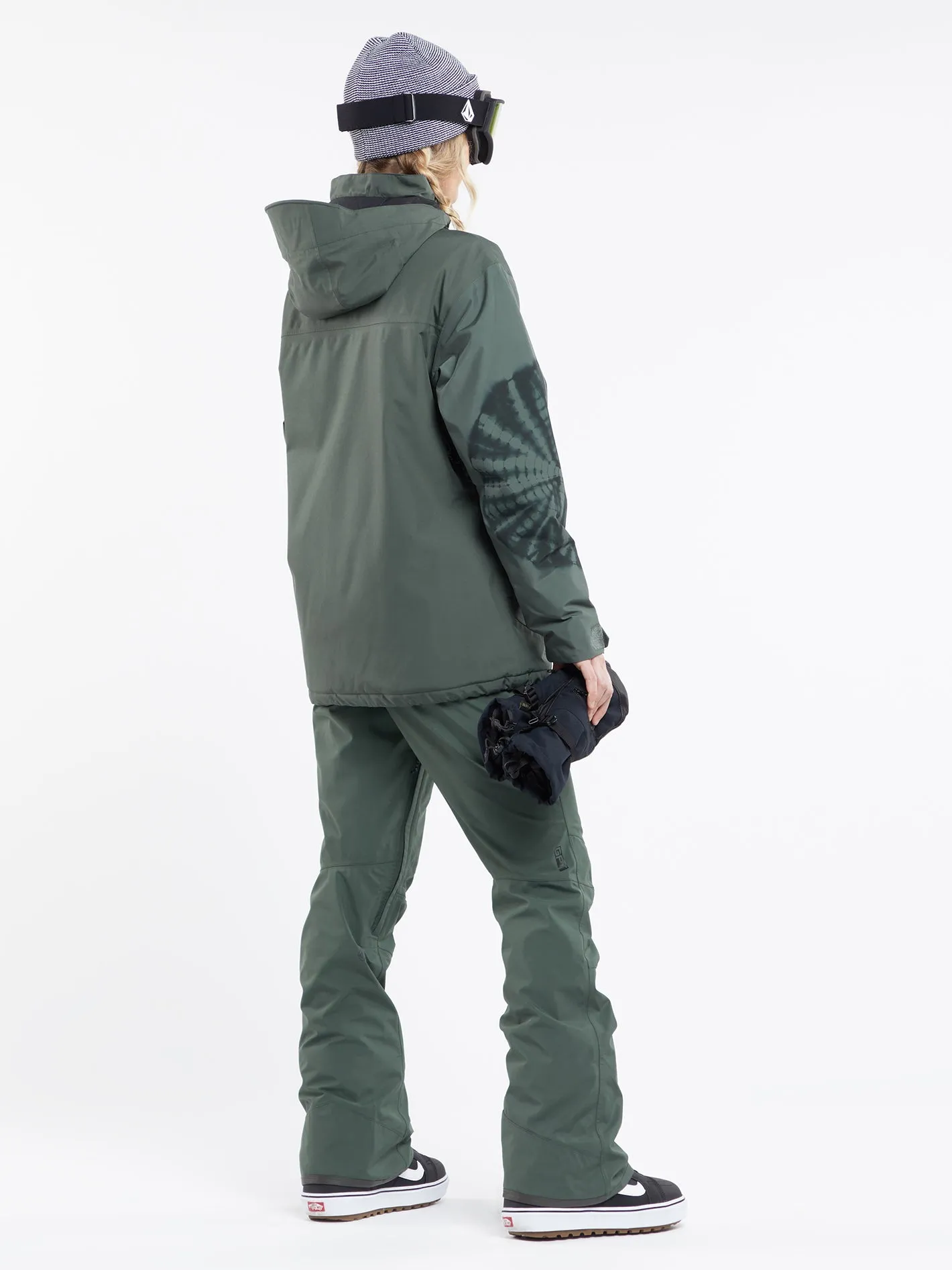 Womens Fern Insulated Gore Pullover - Eucalyptus