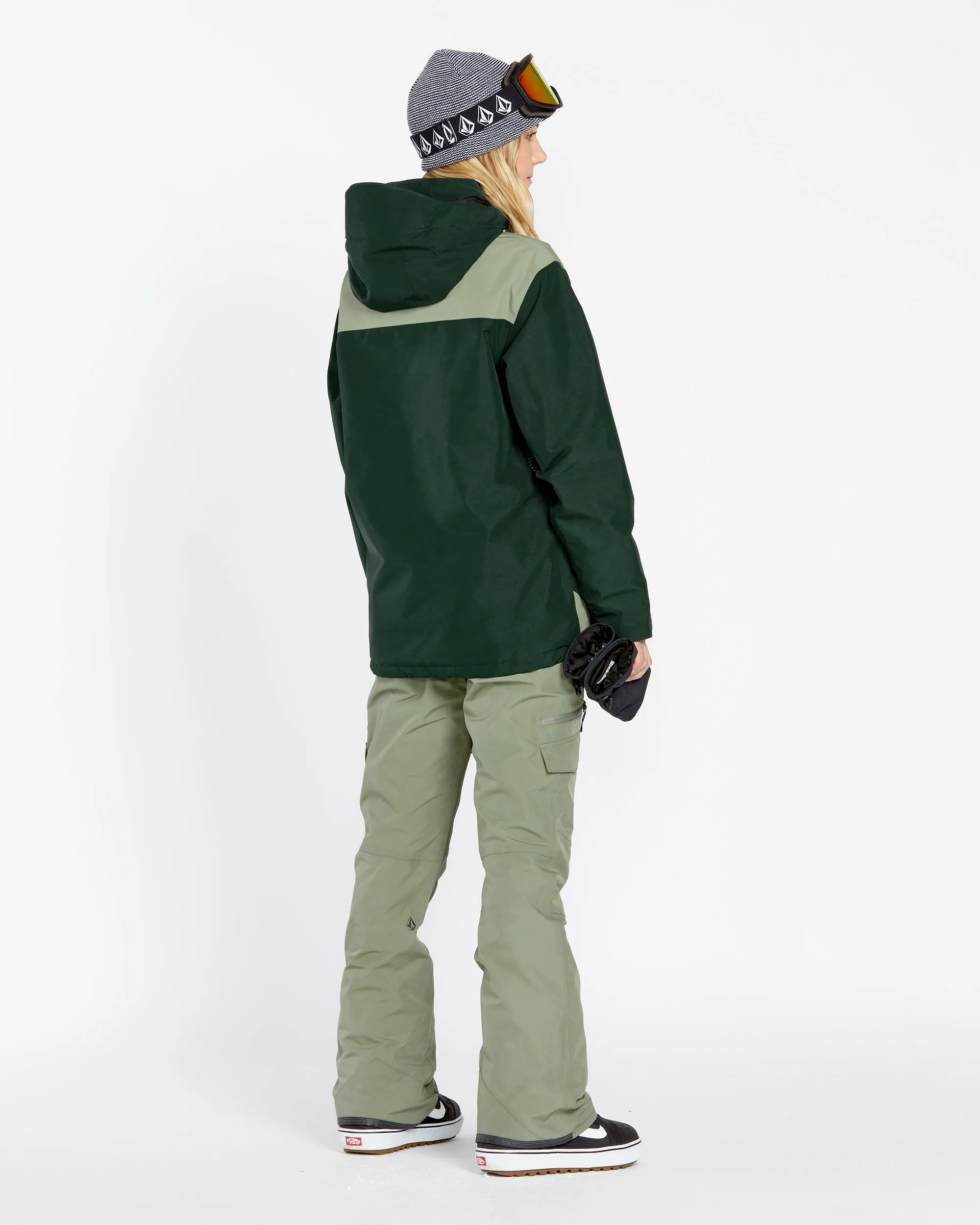 Womens Fern Insulated Gore Pullover - Scarab