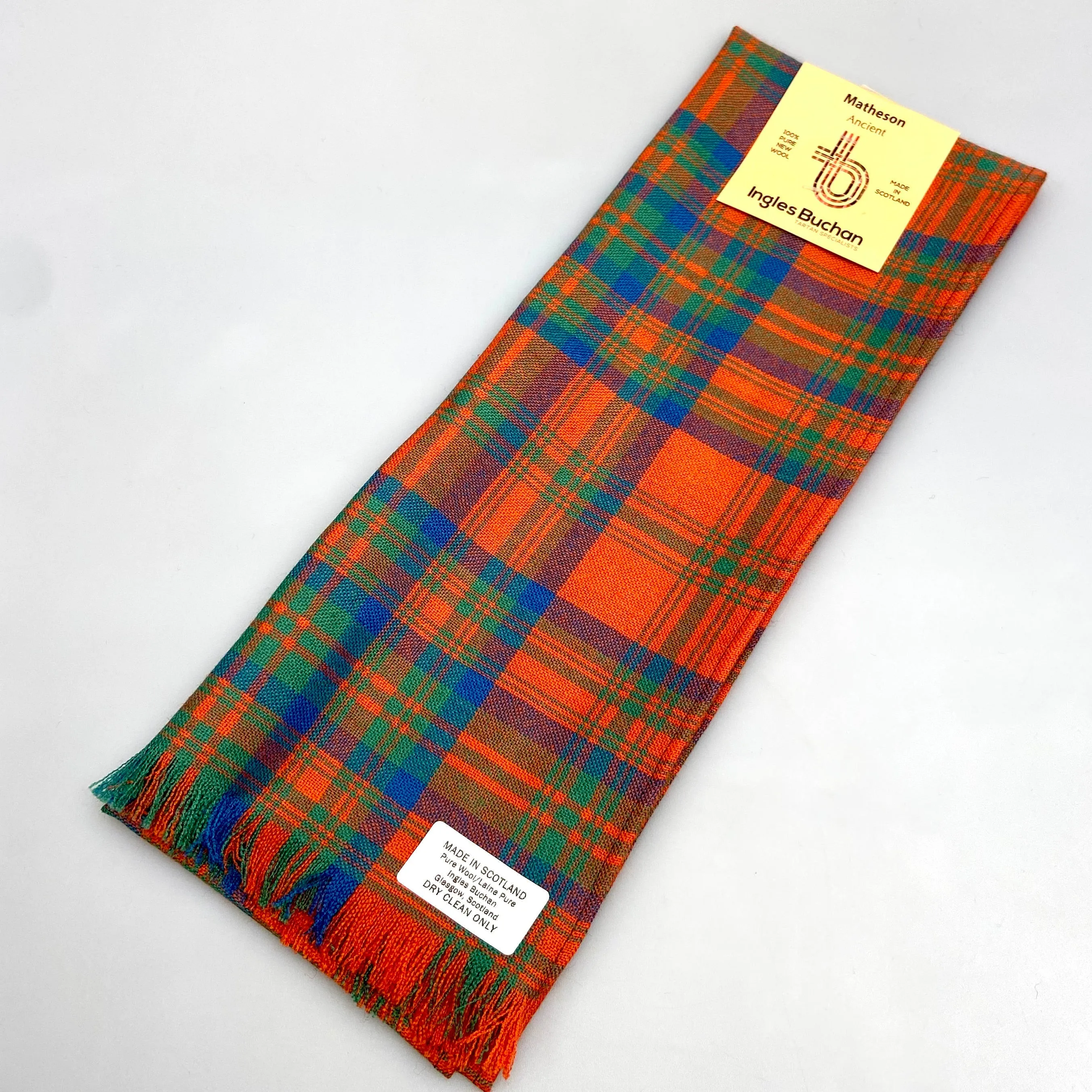 Wool Scarf in Matheson Ancient Tartan.