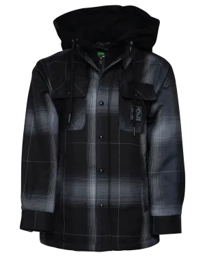 Youth Destroyer Hooded Flannel Jacket