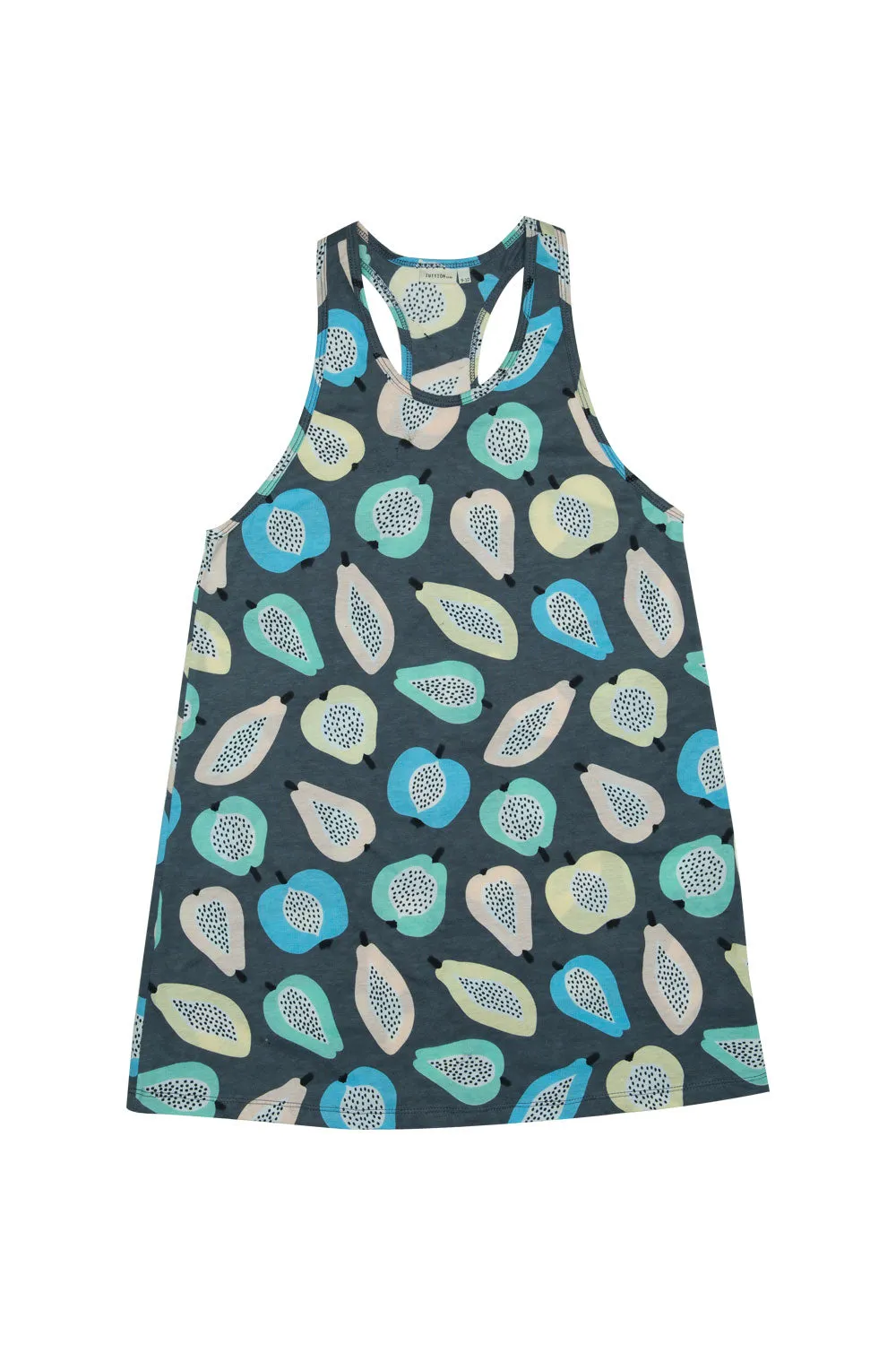 ZUTTION KIDS PAPAYA SINGLET DRESS